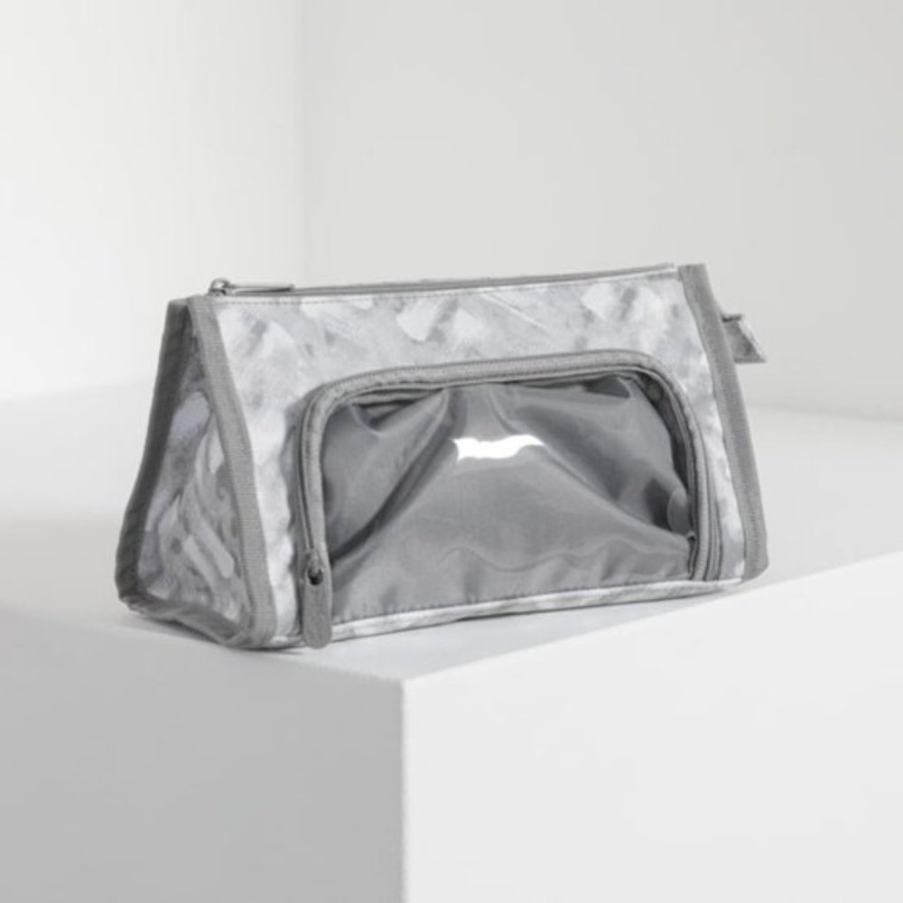 Thirty-One Get Creative Double Pouch - Mystic Grey